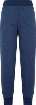 Moschino Donkerblauwe casual broek- comfort en stijl - Dames - Sweatpants - Blauw - M - Katoen - Broeken