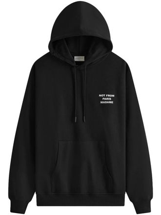Dr&ocirc;le de Monsieur Not From Paris Madame Black Hoodie
