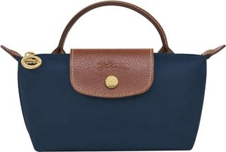 Longchamp Trousse make up Le Pliage - Blu