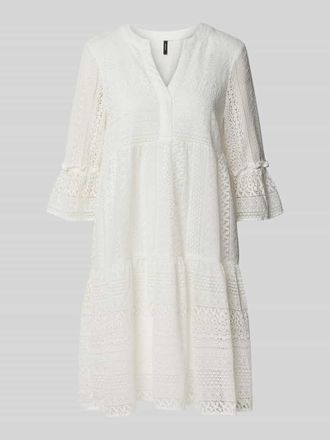 Vero Moda Regular Fit Spitzenkleid aus Baumwoll-Mix Modell HONEY in Offwhite, Gr&ouml;&szlig;e XS