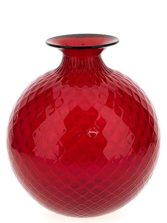 VENINI Monofiore Balloton Vases Red