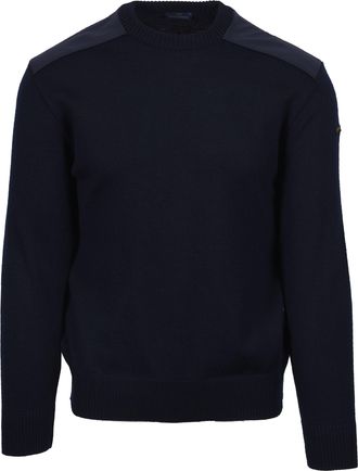 Paul & Shark Paul & Shark Mens CREW NECK KNITWEAR NAVY Cotton - Size Medium
