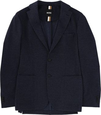 BOSS Hanry Cotton Blend Pinstripe Jacket
