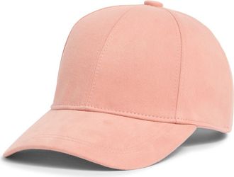 Nordstrom Brushed Cotton Baseball Cap in Salmon at Nordstrom