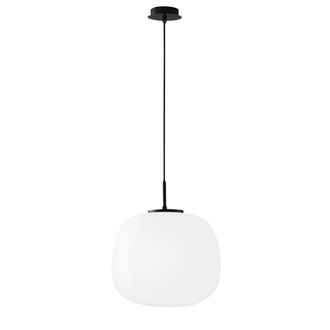 Luce-Ambiente-Design Tolomeo suspension in White Glass with Metal Structure 31 Cm