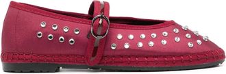 Flabelus Mae ballerina shoes - women - Fabric/Rubber/Fabric - 40 - Red