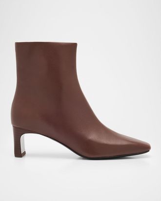Rag & Bone Avery Leather Zip Ankle Boots
