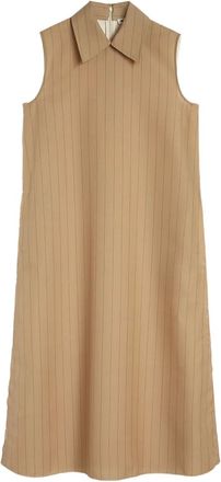 Jil Sander Abito midi gessato - Toni neutri