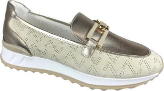 Nathan-Baume Stijlvolle Mocassin Schoenen - Dames - Loafers - Beige - 36 EU - Schoenen