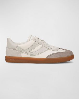 Vince Oasis Mixed Leather Retro Sneakers