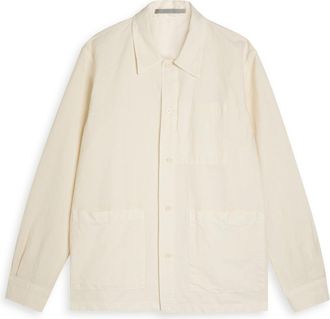 Norse Projects Julian Cotton-blend Overshirt Jacket - Stone - XL