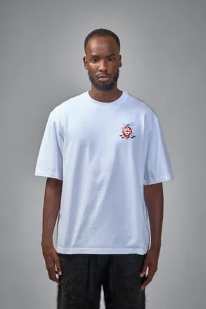 Casablanca Jersey Dragonfly Floral T-Shirt