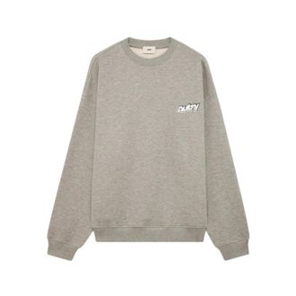 Autry Sweatshirts, female, Gray, Size: XL Double Logo Sweatshirt