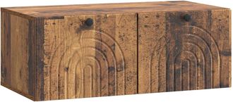 vidaXL Mueble Para Tv De Pared Madera Envejecida 78,5 X 41 X 30 Cm Vidaxl
