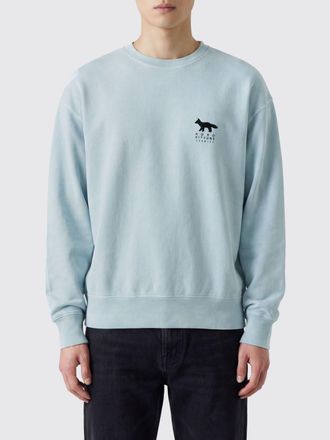 Maison Kitsun&eacute; Felpa a girocollo in cotone con logo