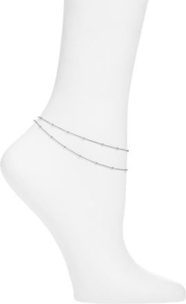 Set & Stones Palmer Anklet in Silver at Nordstrom