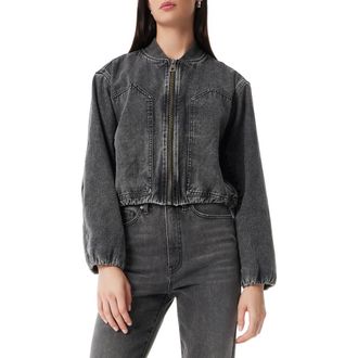 Robert Rodriguez Kendrick Utility Denim Bomber Jacket in Flash at Nordstrom Rack, Size X-Small