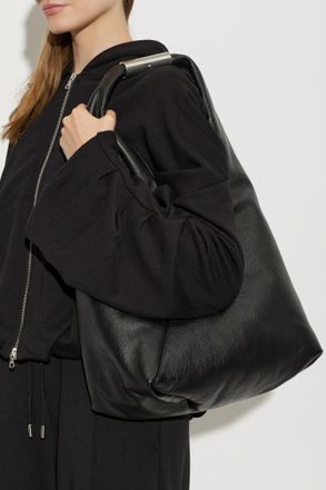 Maison Margiela Leather Bag, Womens, Black