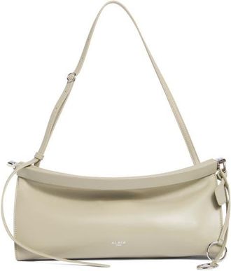 Alaia Medium Le Click East/West Leather Shoulder Bag in Beige Grise at Nordstrom