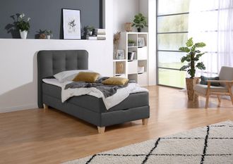 HOME AFFAIRE Boxbett inklusive Kaltschaum-Topper und Bettkasten