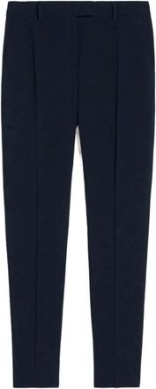 Max Mara Broeken, Dames, Blauw, 2Xl, Leer, Jerta Broek