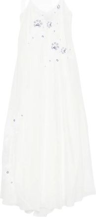 Ermanno Scervino Embroidered Slip Maxi Dress
