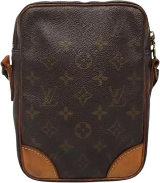 Louis Vuitton Pre-owned Cross Body Bags, female, Brown, Size: ONE SIZE Pre-owned Vintage Canvas Cross Body Bag