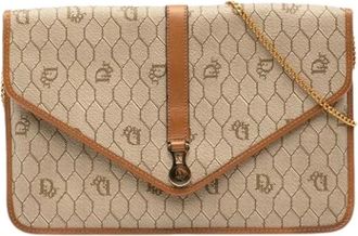 Dior Pre-owned Clutches, female, Brown, Size: ONE SIZE Pre-owned Crossbody Bag