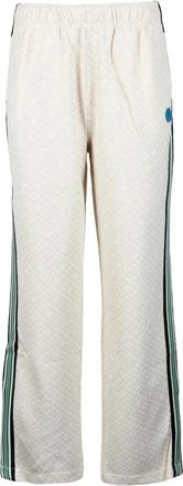 Tommy Hilfiger broek - Dames - Wijde Broeken - Wit - XS - Katoen - Broeken