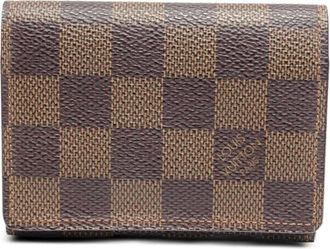 Louis Vuitton Portacarte Damier Eb&egrave;ne 2001 - Marrone