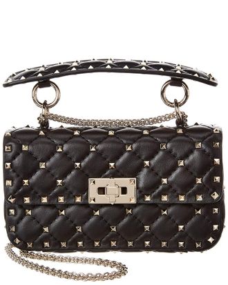 Valentino Rockstud Spike Small Leather Shoulder Bag