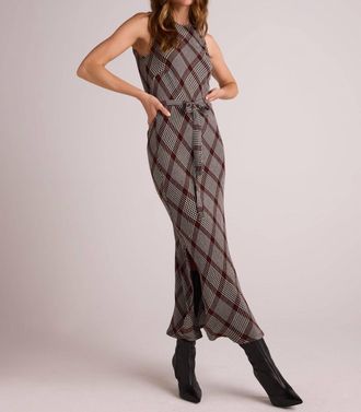 Bella Dahl Tank Slip Dress In Winter Glen Plaid