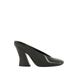 Givenchy Sculpted Muiltjes met Hak - Dames - Muiltjes - Zwart - 41 EU - Leer - Schoenen