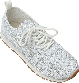 Generic Ladies Wide Fit Running Shoes Womens Lightweight Arch Support Trainers Womens Fashion Knit Walking Sneakers - Lightweight Lace Style Breathable Casual