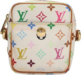 Louis Vuitton Rift Monogram Multicolor White Canvas Handbag (Pre-Owned)