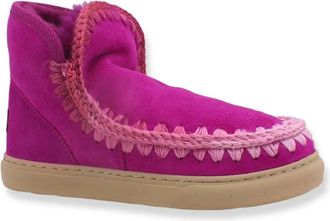 Mou Winterlaars - Dames - Winterlaarzen - Roze - 35 EU - Leer - Schoenen
