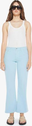 Mother Bookie Flood Jeans In Air Blue