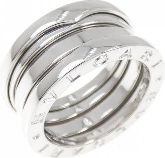 Bulgari White Gold White Gold (18K) Band Ring (Pre-Owned)