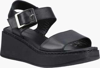 Hush Puppies Womens Beatrix Womens Wedge Sandals - Black - Size: 3