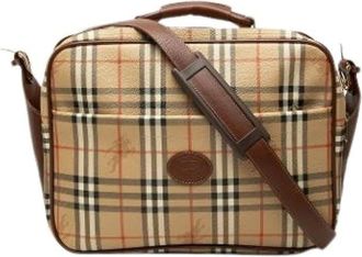 Burberry Borsa Satchel Pre-owned - - Pre-owned - Donna - Beige - ONE SIZE