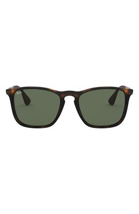 Ray-Ban Chris 54mm Gradient Square Sunglasses in Lite Havana at Nordstrom
