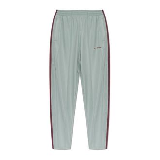 Palm Angels Urban Track Logo Sweatpants - Trousers - Hombre - Verde - XL