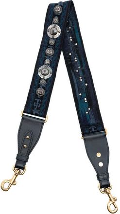Dior Pre-owned Dior Studded Canvas Embroidered Bag Strap Unisex DMSCWHMQDU60GIRD