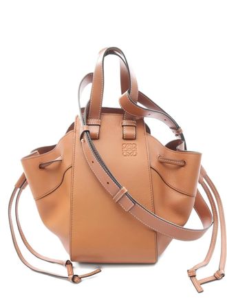 Loewe 2000s drawstring leather tote bag - Brown
