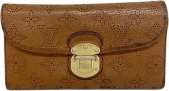 Louis Vuitton Pre-owned Long Wallet (Tri-fold) - - Pre-owned - Donna - Marrone - ONE SIZE