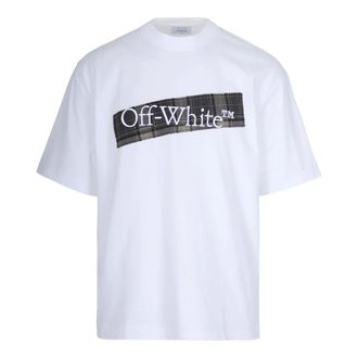 Off-white White T-shirts and Polos with Embroidery