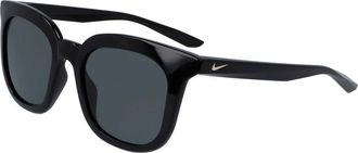 Nike Zwarte Ingespoten Zonnebril