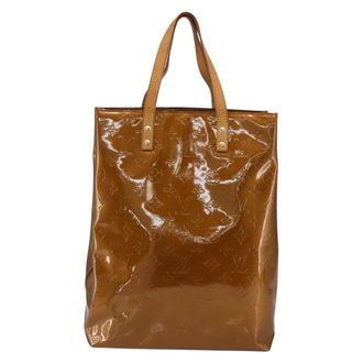 Louis Vuitton Reade Monogram Vernis Brown Patent_Leather Handbag (Pre-Owned)