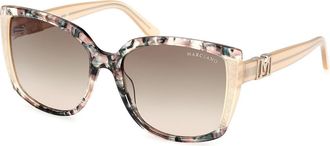 Guess GM00013 59P Womens Sunglasses Tortoiseshell Size 59