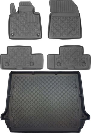 OEM Juego De Alfombrillas Para Coche Y Maletero Para Citro&euml;n C4 Grand Picasso I (10/2006-08/2013)
